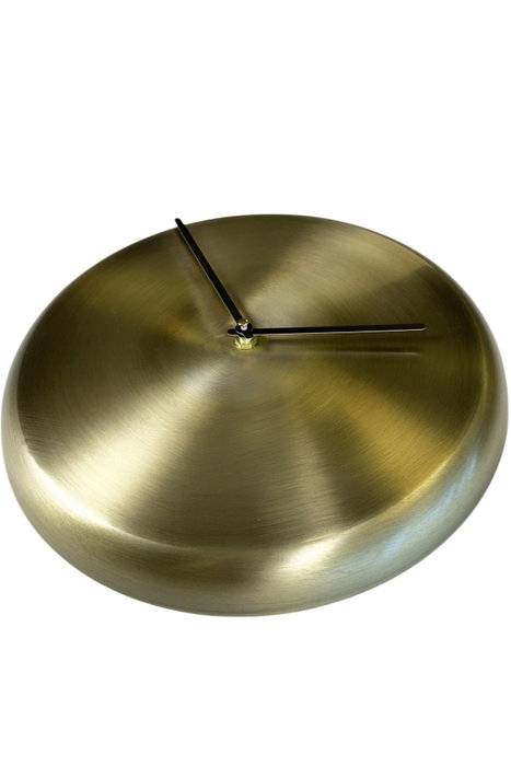 Wallity Reloj de Pared 30Sivmetsaat Decorativo Metal Aluminio Caqui 30x30 cm Silencioso